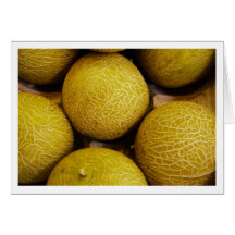 Melons in Burough Street Market Card