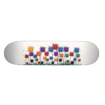melted lifesavers copy custom skateboard