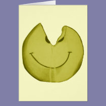Melted Smiley Face cards