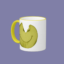Melted Smiley Face mugs