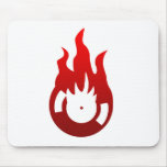 MELTED VINYL - DJ, Disc Jockey, Djing, Record mousepads