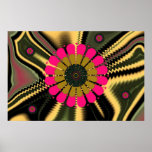 melting flower poster