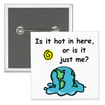 Melting Planet Button