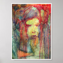 MELTING THOUGHTS by BARBARA WIEWIÓRSKA Print