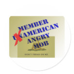 MEMBER American Angry Mob stickers