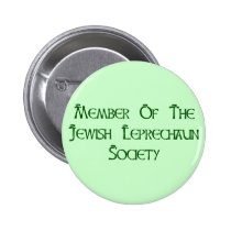 Member Of The Jewish Leprechaun Society buttons