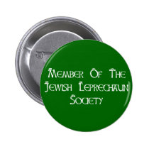 Member Of The Jewish Leprechaun Society buttons