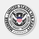 Member: United States Tea Party Fridge Magnet