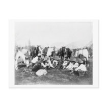 Members of the Pawnee Bill's Wild West Show Postcards
