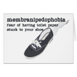 Membranipedophobia Greeting Card