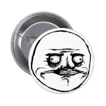 Meme Face Pinback Button