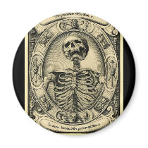 Memento Mori Refrigerator Magnet