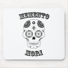 Memento mori Sugar Skull Mousepads