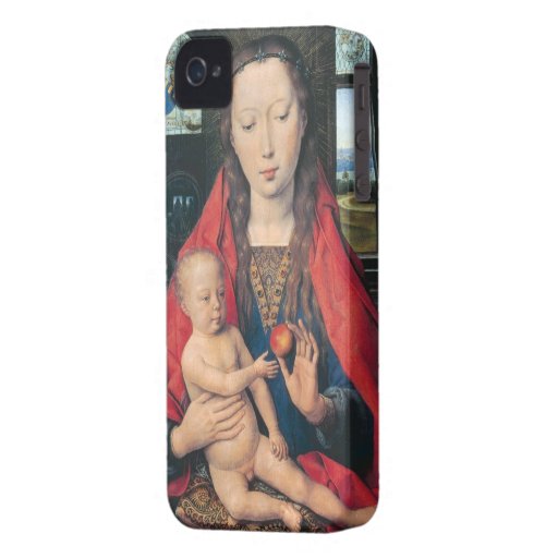 Memling - The Virgin and Child; 1487 iPhone 4 Case-Mate Cases