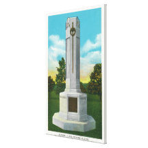 Mémorial à la vue de soldat inconnu toile tendue