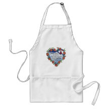 Memorial Butterfly Poem Aprons
