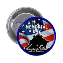 Memorial Day Button buttons