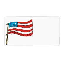 Memorial Day Custom Shipping Label