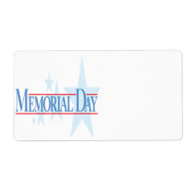 Memorial Day Personalized Shipping Labels