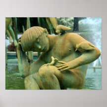 Memorial Park Statue Print