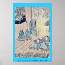 Memorial print for the actor Ichikawa Danjuro VIII