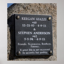 Memorial to Two Students Poster