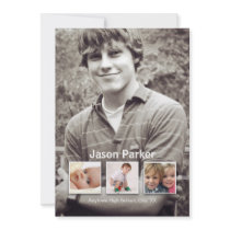 Memories 4 Photo Graduation Announcement