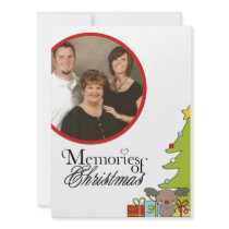 memories of christmas Photo Christmas Card Invites