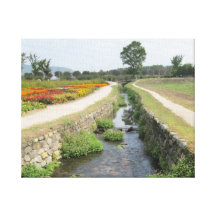 Memory Lane Stretched Canvas Print