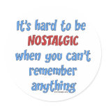 Memory Loss Humour stickers