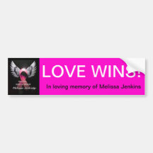 Memory of Melissa Jenkins Bumper Stickers
