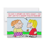 memory stick study tests educations invitations
