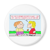memory stick study tests educations refrigerator magnet