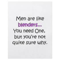 Men Are Like Blenders Personalized Flyer