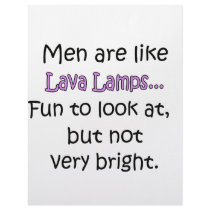Men Are Like Lava Lamps Custom Letterhead
