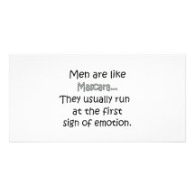Men Are Like Mascara Photo Greeting Card