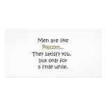 Men Are Like Popcorn Custom Photo Card