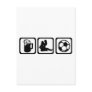 Men - Beer - Soccer Postcards