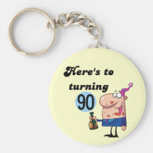 Men birthday keychain