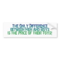 Men & Boys Bumper Sticker