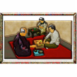 Men in Asian Restaurant Photo Sculpture