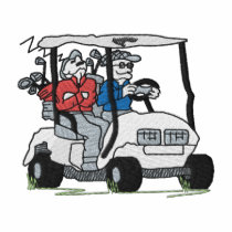 Men In Golf Cart