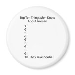 Men Know Girls Refrigerator Magnet