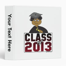 Men or Boys Class of 2013 Vinyl Binder