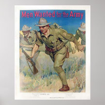 Men Wanted for the Army Print