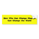 Men Who Can Change Diapers bumper stickers