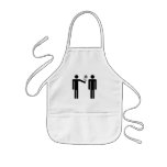 "Men With Flower" Apron