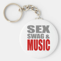 Men Womens SEXSWAG & MUSIC Keychains