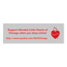 Mended Little Hearts of Chicago Business Cards