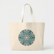 Mendenhall Glacier Mandala Tote Bag